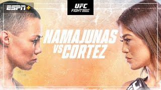 UFC DENVER LIVESTREAM NAMAJUNAS VS CORTEZ FULL FIGHT NIGHT COMPANION amp PLAY BY PLAY [upl. by Sibby113]