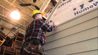 How to Install Fiber Cement Siding Part 6 Gable End Siding [upl. by Amann]