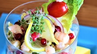 How to make Easy Shrimps Cocktails💚 shorts shrimpscocktail appetizers [upl. by Baniaz16]