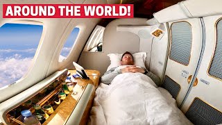 Flying First Class to Every Continent in 7 days [upl. by Behlke]