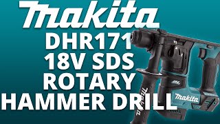 Makita DHR171 18v SDS Rotary Hammer Drill  Toolstop Showcase [upl. by Aidyn]