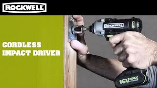 Rockwell 16V™ MaxLithium Cordless Impact Driver [upl. by Sirtemed871]