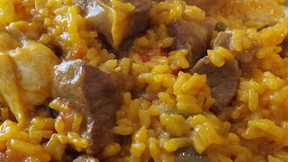 Rica Paella de carne Te lo vas a perder   Cocina con Rock [upl. by Zubkoff]