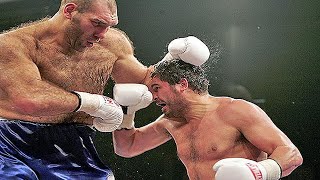 Nikolai Valuev vs Ruslan Chagaev  Hater of Ukraine Gets Hit On The Head  BOXING Fight Highlights [upl. by Siradal]