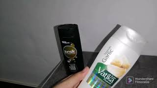 Vatika Vs Sunsilk Shampoo  Review on Vatika ShampooReview on Sunsilk [upl. by Egni10]