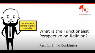 What is the Functionalist Perspective on Religion Emile Durkheim  ALevel Sociology [upl. by Nortna52]