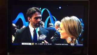 Jaromir Jagr interview from NHL Top 100 Ceremony [upl. by Eninej]