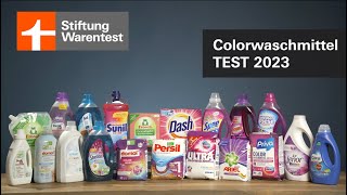 Test Colorwaschmittel 2023 Besser PulverFlüssigwaschmittel oder Waschblätter Stiftung Warentest [upl. by Ynes]