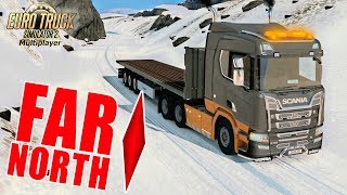 DRIVING AS FAR NORTH AS POSSIBLE  Euro Truck Simulator 2 Multiplayer [upl. by Hodess801]