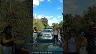 Watch the scammer’s reaction when he sees the dashcam [upl. by Eignav]