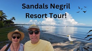 Sandals Negril Jamaica FULL RESORT TOUR What To Expect Whats New 2024 [upl. by Noelyn]