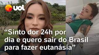 Jovem com a pior dor do mundo quer sair do Brasil para fazer eutanásia e faz vaquinha veja vídeo [upl. by Genia]