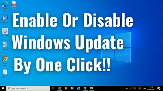 How to EnableDisable Windows Update in Windows 111087 [upl. by Eisiam]