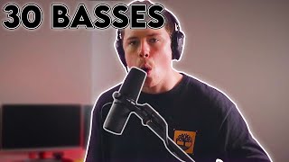 1 BEATBOXER  30 BASSES [upl. by Sandro]