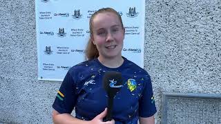 Muireann Devaney Scores 21 As Leitrim Book All Ireland Intermediate Final Ticket [upl. by Barber]