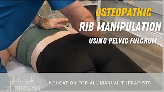 Rib Manipulation by Osteopath osteopathy chiropractic manualtherapy physicaltherapy [upl. by Northrop530]