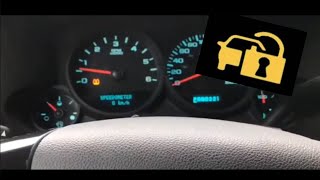 GM CHEVY SILVERADO SECURITY PASSLOCK RELEARNRESET PROCEDURESERVICE THEFT DETERRENT SYSTEMFIX [upl. by Fondea378]