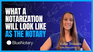 What a Notarization Will Look Like as a Notary [upl. by Dranel175]