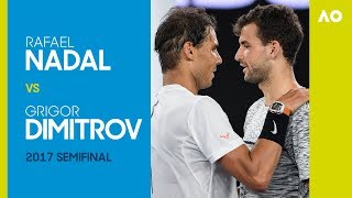 Rafael Nadal v Grigor Dimitrov  Australian Open 2017 Semifinal  AO Classics [upl. by Anirol]