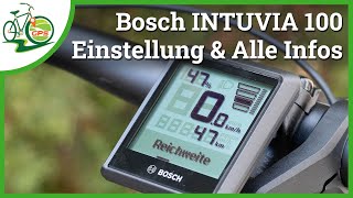 Bosch Intuvia 100 🚴 Funktionen Bedienung Koppeln [upl. by Aniela794]