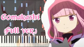 Magia Record Mahou Shoujo Madoka☆Magica Gaiden TV OP  Gomakashi Full ver Piano Arrangement [upl. by Naillig]