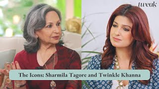 The Icons Sharmila Tagore and Twinkle Khanna  Tweak Summit 2023 [upl. by Fornof]