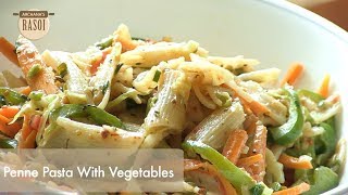 Cheese Pasta Recipe  How to Make Penne Pasta By Archana  Indian Style Vegetable Pasta Recipe [upl. by Emmaline341]