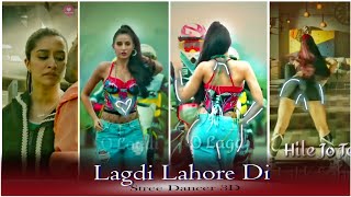 Lagdi Lahore Di Status Guru Randhawa  Street Dancer 3D Whatsapp Status Video [upl. by Yddor311]