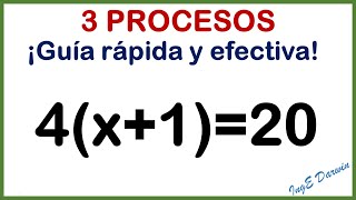 3 procesos para despejar una ecuación el primero no te enseñan [upl. by Oiram]