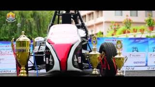 Team Amrita Racing in Formula Student SAE Supra 2016  Coimbatore campus [upl. by Ayel]