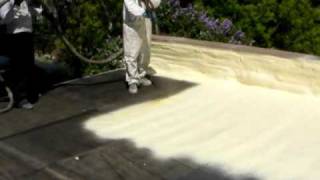 SPRAY FOAM ROOF amp POLYUREA Coating [upl. by Hgielanna]