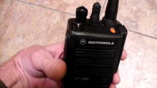 Motorola HT1000 Tone Demo [upl. by Yasnil]