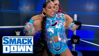 Damage CTRL attack Bianca Belair before her match against Bayley SmackDown highlight Nov 3 2023 [upl. by Yve]