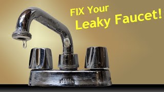 How to Fix a Dripping Faucet  Washer Replacement [upl. by Gerri]