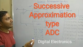 Successive approximation type ADC l ADC l Analog to Digital Converter l Diploma l Polytechnic [upl. by Yenahpets637]