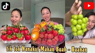 KUMPULAN TIK TOK NANAKOT MAKAN BUAH BUAHAN VIRAL🍓🍇🍒🍑🥭🍎🤤 bagian1 [upl. by Mairem]