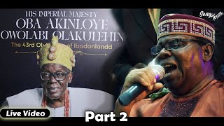 Main Event  Ebenezer Obey Live at The Coronation of The New Olubadan Part2 [upl. by Ecirpak]