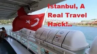 Istanbul Ferry Trip from Eyup to Uskudar  A Real Travel Hack [upl. by Atinehc]