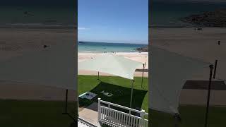 Wallaroo Beachfront Tourist Park  King George cabin balcony sea view [upl. by Salahcin]