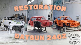 Total Repaint amp Full Restoration Datsun 240z in 20 Minutes [upl. by Anne-Marie]