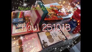 Action HAUL 251018  NEUE Folder NEUE Stanzen etc [upl. by Joel]