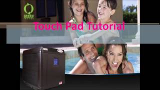 Aqua Comfort Touch Pad Tutorial for XL series units Heat only [upl. by Ebbarta]