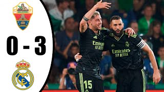 Resumen de Elche CF vs Real Madrid 12 [upl. by Reel]