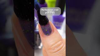 Is this the best Halloween nail polish 🎃💜💚 nails halloween [upl. by Elocal]