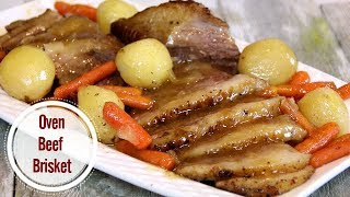 Oven Baked Beef Brisket Made Easy and Simple [upl. by Pressman790]