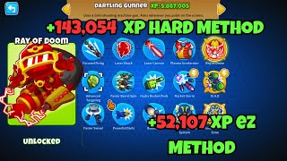 Fast and Easy XP Farm Dartling Gunner BTD6 [upl. by Nylednarb]