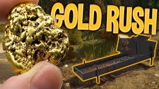 My Gold Mining Operation  First Gold Bar  Gold Rush The Game Gameplay Part 1 [upl. by Eskil]