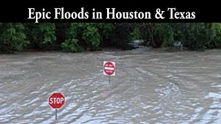 Catastrophic Floods in Houston amp Texas  WTF Weird Weather [upl. by Lehsreh]