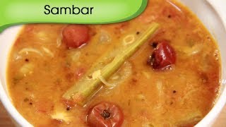 Sambar Recipe  How To Make Sambar For Idli or Dosa  South Indian Lentil and Vegetable Curry [upl. by Noell725]