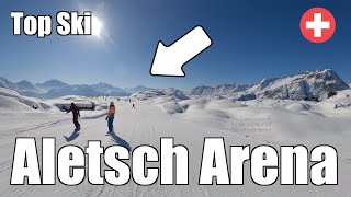 Aletsch Arena Amazing Swiss Skiresort [upl. by Dolhenty474]